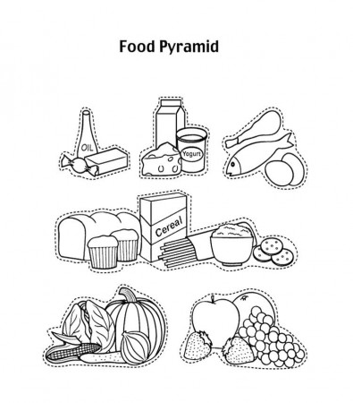 8 Pics of Food Group Coloring Pages - Dairy Food Coloring Pages ...
