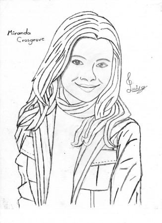 Icarly coloring page