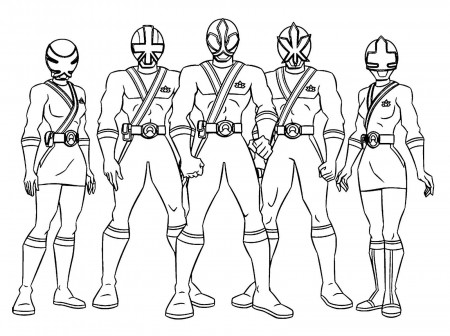 Power Rangers Coloring Pages - Free Printable Coloring Pages for Kids