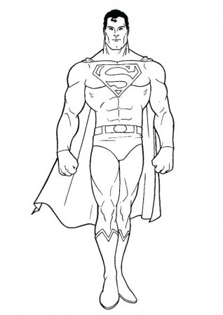 Coloring Pages | Superman Coloring Images
