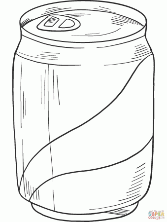 Soda Can coloring page | Free Printable Coloring Pages