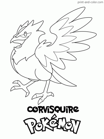 Pokemon sword and shield coloring pages | Print and Color.com