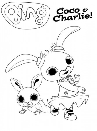 Kids-n-fun.com | Coloring page Bing Bunny Coco Charlie