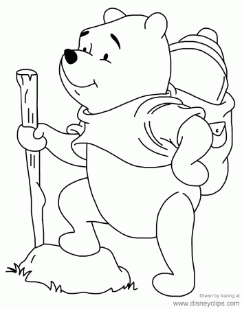 Winnie the Pooh Misc. Activities Coloring Pages | Disneyclips.com