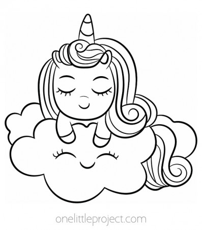 Free Unicorn Coloring Pages | Printable Unicorn Coloring Sheets