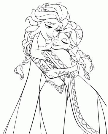 Elsa and Anna Frozen printables