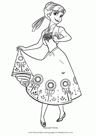 30 Frozen Coloring Pages (Elsa, Anna, Olaf and more!) - In The Playroom