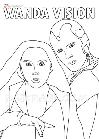 WandaVision Coloring Pages | New Images Free Printable