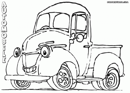 Automobile coloring pages | Coloring pages to download and print