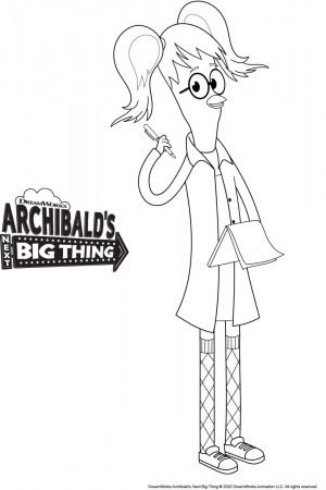 Coloring Sheet | ARCHIBALD'S NEXT BIG THING | Coloring pages, Dreamworks  animation, Archibald