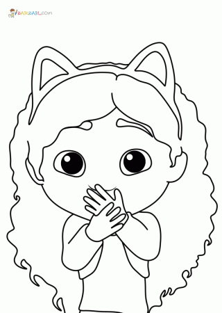 Gabby Worried Coloring Pages - Gabby's Dollhouse Coloring Pages - Coloring  Pages For Kids And Adults