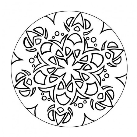 Mandala-2 - Mandalas Kids Coloring Pages