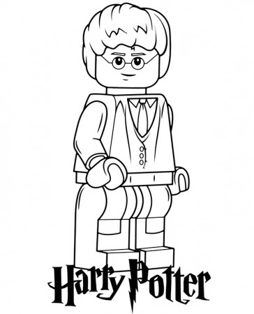 Printable Harry Potter Lego coloring page - Topcoloringpages.net