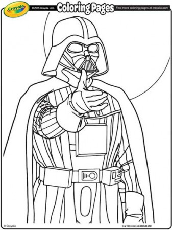 UPDATED] 101 Star Wars Coloring Pages...Darth Vader Coloring Pages...