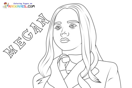 M3GAN Coloring Pages