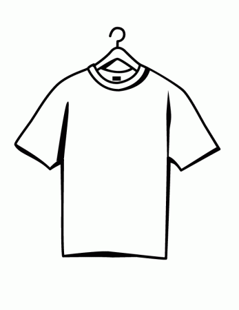 Shirt Coloring Page - HiColoringPages