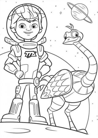 Kids-n-fun.com | 21 coloring pages of Miles from Tomorrowland