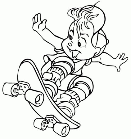 Alvin and the Chipmunks Coloring Pages