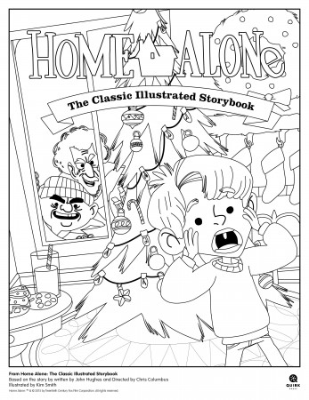 Coloring page from Home Alone: The Classic Illustrated ...