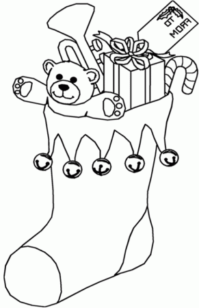 Christmas Stocking Full Of Presents - Free Printable Christmas Colori… |  Printable christmas coloring pages, Free christmas coloring pages, Christmas  coloring pages