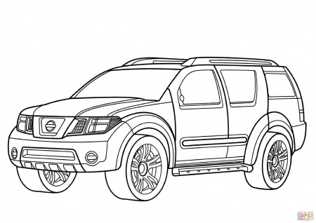 Nissan-Dunehawk-coloring-page.jpg (3508×2480) | Coloring pages, Car, Cars coloring  pages