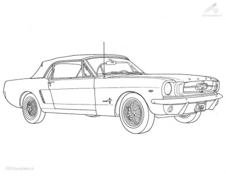 Simple Way to Color Mustang Coloring Sheets - Toyolaenergy.com