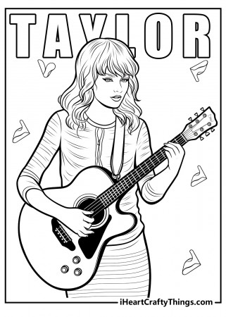 Printable Taylor Swift Coloring Pages ...