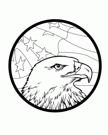 American Eagle Coloring Page - Get Coloring Pages