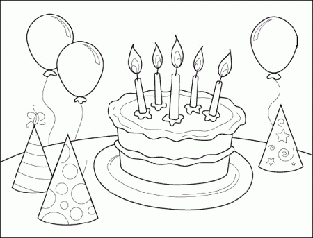 Happy Birthday Coloring Pages ...