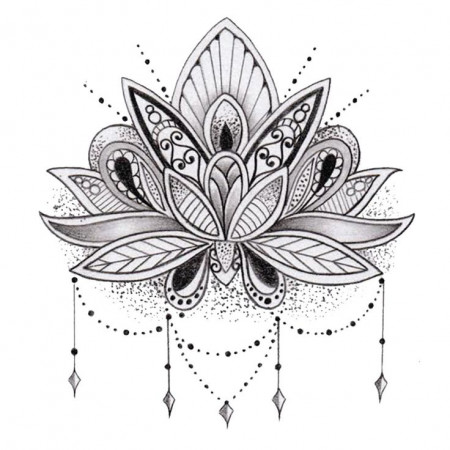 lotus flower mandala coloring pages - Google Search | Tattoos ...