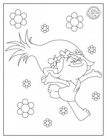 Free Printable Trolls Coloring Pages for Kids | Kids Activities Blog