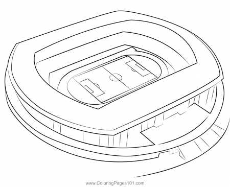 Football Stadiums Nissan Stadium Coloring Page for Kids - Free Stadiums  Printable Coloring Pages Online for Kids - ColoringPages101.com | Coloring  Pages for Kids