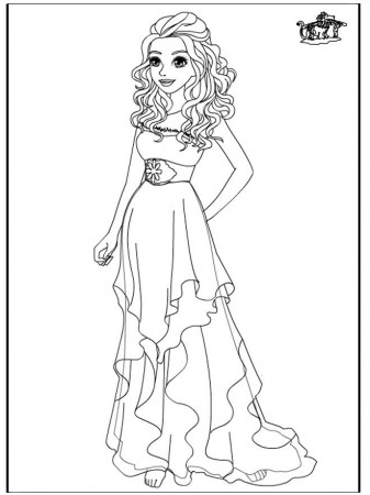 Wedding dress coloring page | Wedding coloring pages, Barbie coloring pages,  Barbie coloring