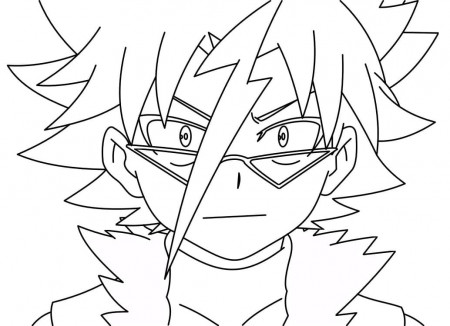 Silas Karlisle from Beyblade Coloring Page - Anime Coloring Pages
