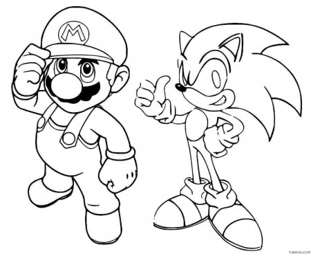 Mario And Sonic Coloring Pages » Turkau