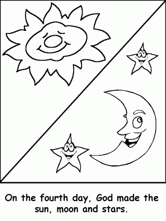 template (With images) | Sunday school coloring pages, Creation ...