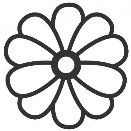 Printable Flower Pictures For Coloring - Coloring