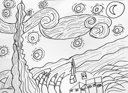 Van Gogh Coloring Pages (16 Pictures) - Colorine.net | 14889