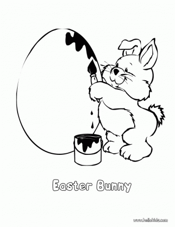 EASTER BUNNY coloring pages - Bunny face