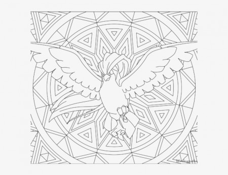Adult Pokemon Coloring Page Pidgeot - Pokémon Colouring Pages Eeves PNG  Image | Transparent PNG Free Download on SeekPNG