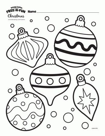 Printable Christmas Colouring Pages - The Organised Housewife