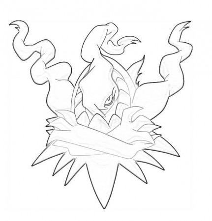 Darkrai 6 Coloring Page - Free Printable Coloring Pages for Kids