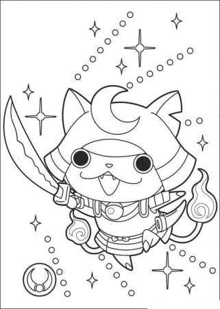 Kids-n-fun.com | Coloring page Youkai yokai watch shogunyan