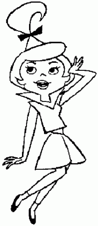 Coloring Judy Jetsons picture