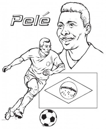 Pele 1 Coloring Page - Free Printable Coloring Pages for Kids
