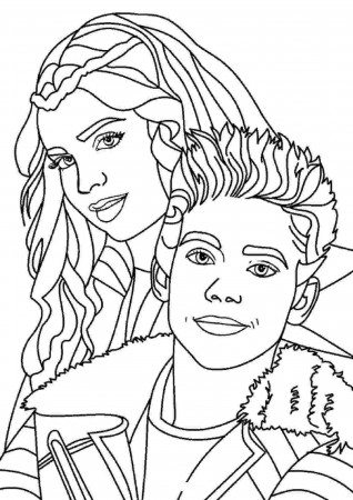 Descendants Coloring Pages - Coloring Pages For Kids And Adults