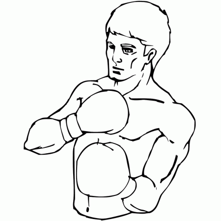Boxing Ring Coloring Page - Get Coloring Pages