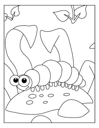 Premium Vector | Printable bugs coloring pages for kids