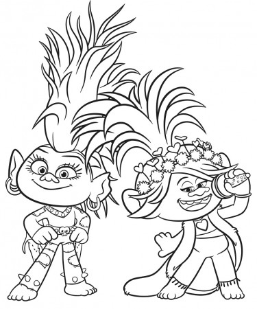 Trolls World Tour Coloring Pages - Free Printable Coloring Pages for Kids