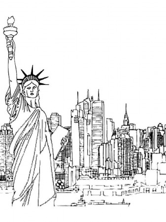 New York coloring pages
